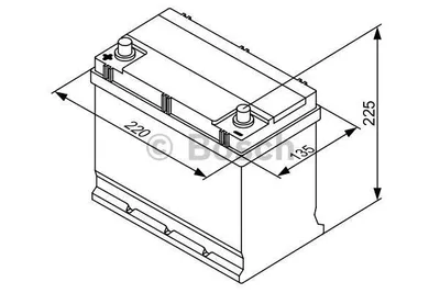 Produktbild von BOSCH S3 Starterbatterie 0092S30170