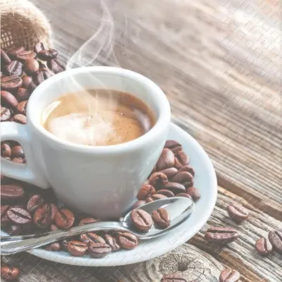 Image de STEWO 2572622956 Serviettes de table "Roastery" 33 x 33 cm brun clair