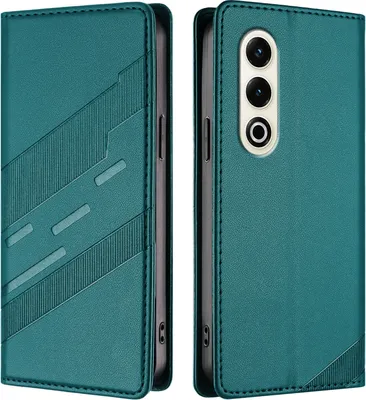 Image de Etui pour itel S25, étui portefeuille en cuirPolyuréthaneavec fente pour cartes et fonction stand Grün