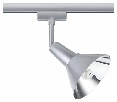 Image de Système de rails Paulmann URail, ampoule économique Light&Easy Energy 1x9W E14, titane, 230 V, métal