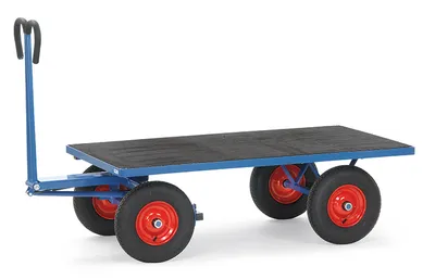 Produktbild von fetra 6406L, Stahl, Transportwagen, Blau, 1250 kg, 4 Rad/Räder, 40 cm