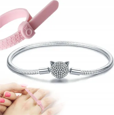 Produktbild von Armband + Pandora Messbecher-Charms 925 18 cm