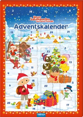 Produktbild von Trötsch Unser Sandmännchen Magnet-Adventskalender Weihnachten
