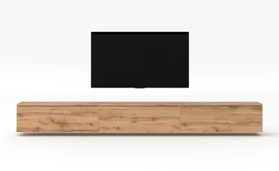 Produktbild von AX LIVING Hängendes TV Board Loriano Lowboard Eiche Wotan 3x100 cm