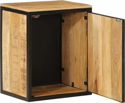 Zdjęcie produktu dla vidaXL Szafka łazienkowa 40x30x50 cm z litego drewna mango i żelaza