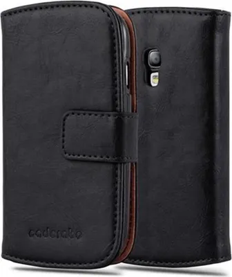 Image de Cadorabo Housse pour Samsung Galaxy S3 MINI Housse en noir Housse pour portable Book Case Etui Luxury