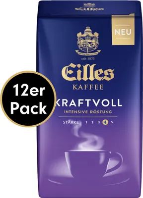 Produktbild von Kaffee-Sparpaket KRAFTVOLL von Eilles, 12x500g gemahlen