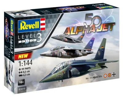 Obrázek produktu pro Revell 50th Anniversary "Alpha Jet" 1:144