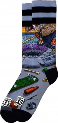Produktbild von American Socks Thrashpals - Mid High Grey S
