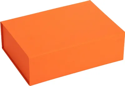 Produktbild von Hochwertige Aufbewahrungs- und Geschenkboxen,Hochwertige Weihnachts-, Brautklebebox, hochwertige Faltbox ((B) 1 Stück, Orange)
