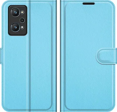 Produktbild von Mobigear Classic  Realme GT2 Hülle Klapphülle Geldbörse - Blau