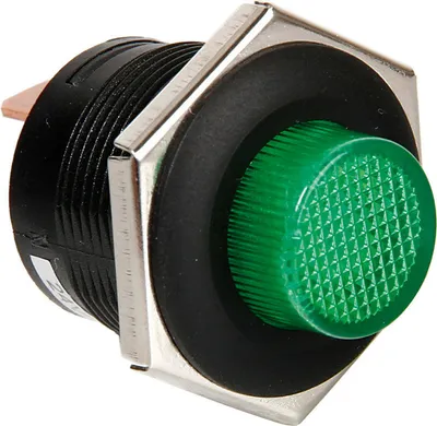 Produktbild von Taster mit LED - 12/24V - Grün