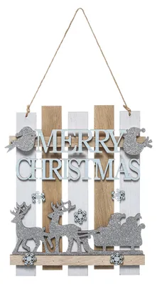 Imagen del producto de Adorno navideño colgante con inscripción, 23 cm