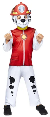 Immagine prodotto di Costume ufficiale Marshall bambino Paw Patrol bianco-nero-rosso