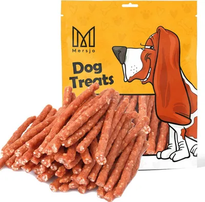 Produktbild von Hundeleckerlis - Kabanos mit Ente und Reis, gesunde Nahrungsergänzung, natürliche weiche Leckerlis ideal für kleine und große Tiere 1000g