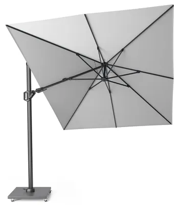 Produktbild von Platinum Sonnenschirm rechteckig Challenger T² Basic | doppelt kippbarㅤ3.5 x 2.6 Meter 3 Light Grey | Anthrazit