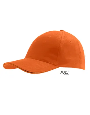 Immagine prodotto di SOLs 88100 | Six Panel Cap Buffalo / Berretto / Cappello - Colore: Arancione - Taglia: Unica