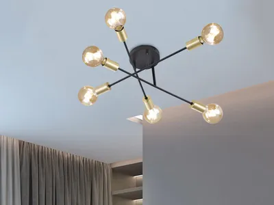 Produktbild von Ausgefallene Designer LED Deckenleuchte mehrflammig Wohnzimmer Schlafzimmer Flur