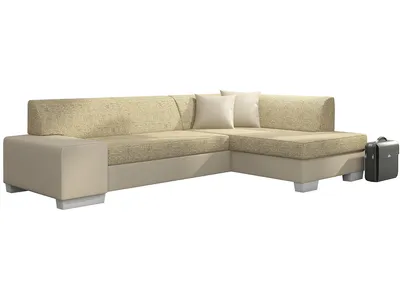 Produktbild von NABBI Ecksofa mit Zersetzung u Lagerraum Ferol P - cappuccino / beige