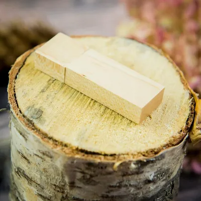 Produktbild von MemoRabbit Holz USB-Stick 16 GB Natur Holz