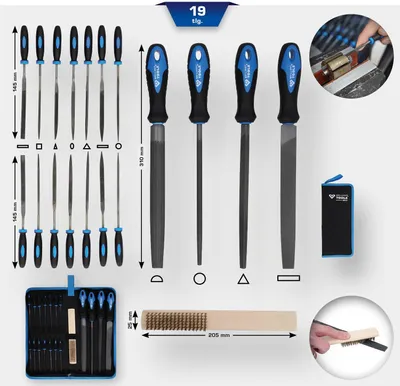 Immagine prodotto di KS TOOLS Set di lime BT103030 1150g