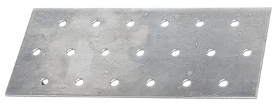 Immagine prodotto di Alberts 820350 Piastra forata, zincata sendzimir, 140 x 60 x 2 mm, set da 50