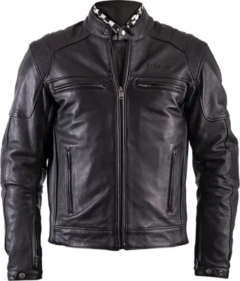 Produktbild von Helstons Trust Motorrad Lederjacke, schwarz, M