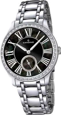 Produktbild von Candino Elegance Edelstahl Damen Uhr C4595/3 Armbanduhr Analog silber D2UC4595/3