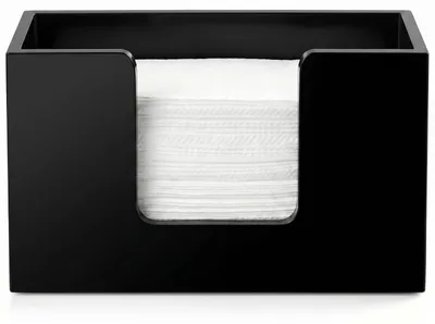 Produktbild von Papierhandtuchspender, Schwarzer Papierhandtuchhalter Serviettenhalter