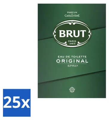 Immagine prodotto di 25 flaconi di Brut Original Eau de Toilette - 100 ml - Confezione vantaggiosa - 25 pezzi