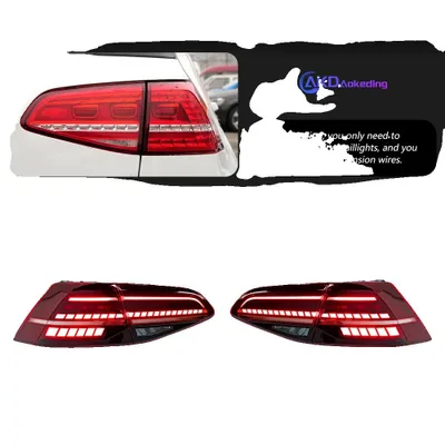 Produktbild von LED-Rücklichtbaugruppe für Golf 7/75 (2013-2020),  und einfach zu installieren, Golf 7 LEDRot