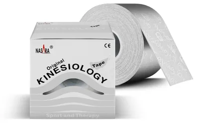 Produktbild von NASARA Kinesiologie Tape (5cm x 5m) in Weiß