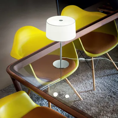 Image de HILTON lampe de table blanche 2 ampoules