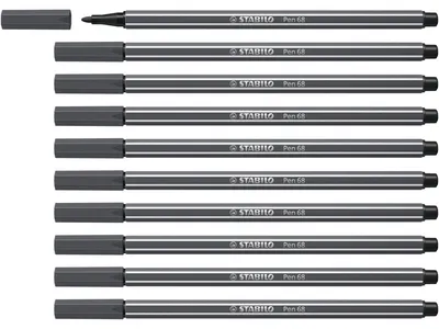 Image de STABILO Pen 68 stylo-feutre Gris 1 pièce(s)