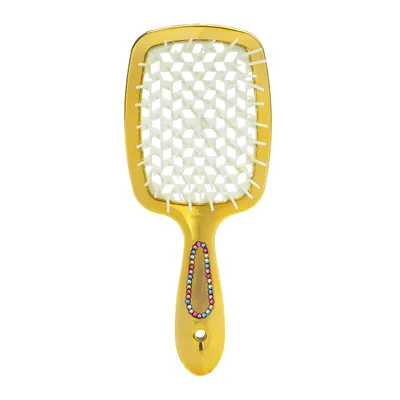 Produktbild von Bürste Haarbürste Insane Beauty Entwirrungsbürste Kopfmassagebürste für Damen Gold Handverziert
