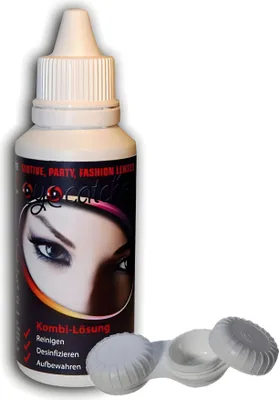 Produktbild von Kontaktlinsenkombilösung 50 ml + Behälter