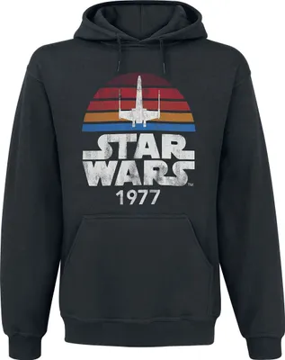Produktbild von Star Wars Kapuzenpullover Herren 1977 schwarz L