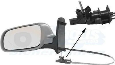 Produktbild von VAN WEZEL 5879813 Außenspiegel Seitenspiegel Links für VW SHARAN (7M8, 7M9, 7M6) Asphärisch Grundiert