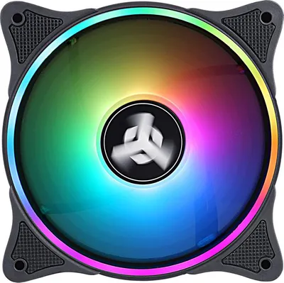 Immagine prodotto di ITEK ITCFA12IO Ventilatore per Case 12cm Bianco LED ARGB Doppio Ring 1200 Giri/min
