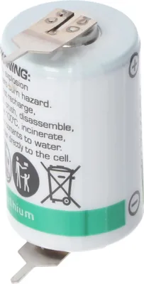 Produktbild von SAFT LS142502PF Lithium Batterie, Size 1/2 AA mit Printfahnen