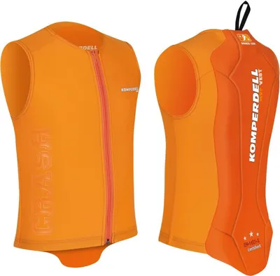 Produktbild von Komperdell Eco Junior Protector Vest Ski Snowboard Rückenprotektor orange - Groesse: 128 (S)