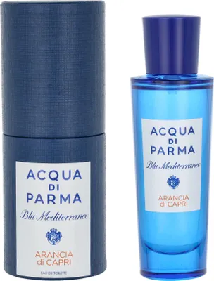 Produktbild von Acqua di Parma Blu Mediterraneo Arancia di Capri, Unisex, 30 ml, Zitrone, Mandarine, Orange, Italian Sweet Orange, Italian Mandarin, Italian Lemon, Kardamom, Petitgrain, Petit Grain, Cardamom