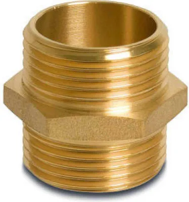 Produktbild von Doppelnippel Messing 1/2" Außengewinde