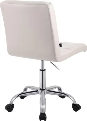 Produktbild von CLP Arbeitshocker Darfield höhenverstellbar und 360° drehbar bis 150 kg belastbar weiß Material Kunstleder