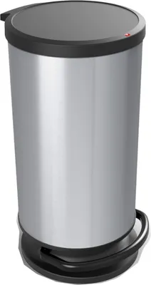 Produktbild von Treteimer 30 l PASO, Farbe:Silber metallic