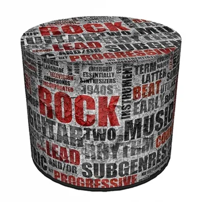 Produktbild von Sitzpouf - Sitzhocker »Rock« PU49