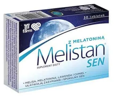 Obrázok produktu pre WegaFarm Melistan Sen, 30 tabliet