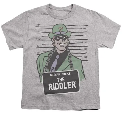 Image de T-shirt Batman pour enfants, modèle TV36517 (taille 140-146), couleur "sport heather"