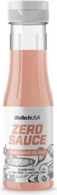 Immagine prodotto di BioTech USA Salsa Zero 350 ml 1000 isole / Aromi e dolcificanti / Salsa aromatizzata senza calorie, glutine, lattosio, grassi e zuccheri inutili