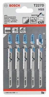 Produktbild von PRO Alu curve T227D Stichsägeblatt, 100 mm, 5-tlg.